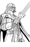 Star Wars kleurplaat 12